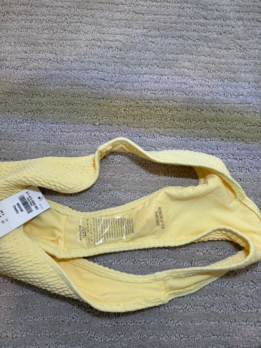 Hollister Yellow Textured Underwire Bikini Set - Picture 7 of 8
